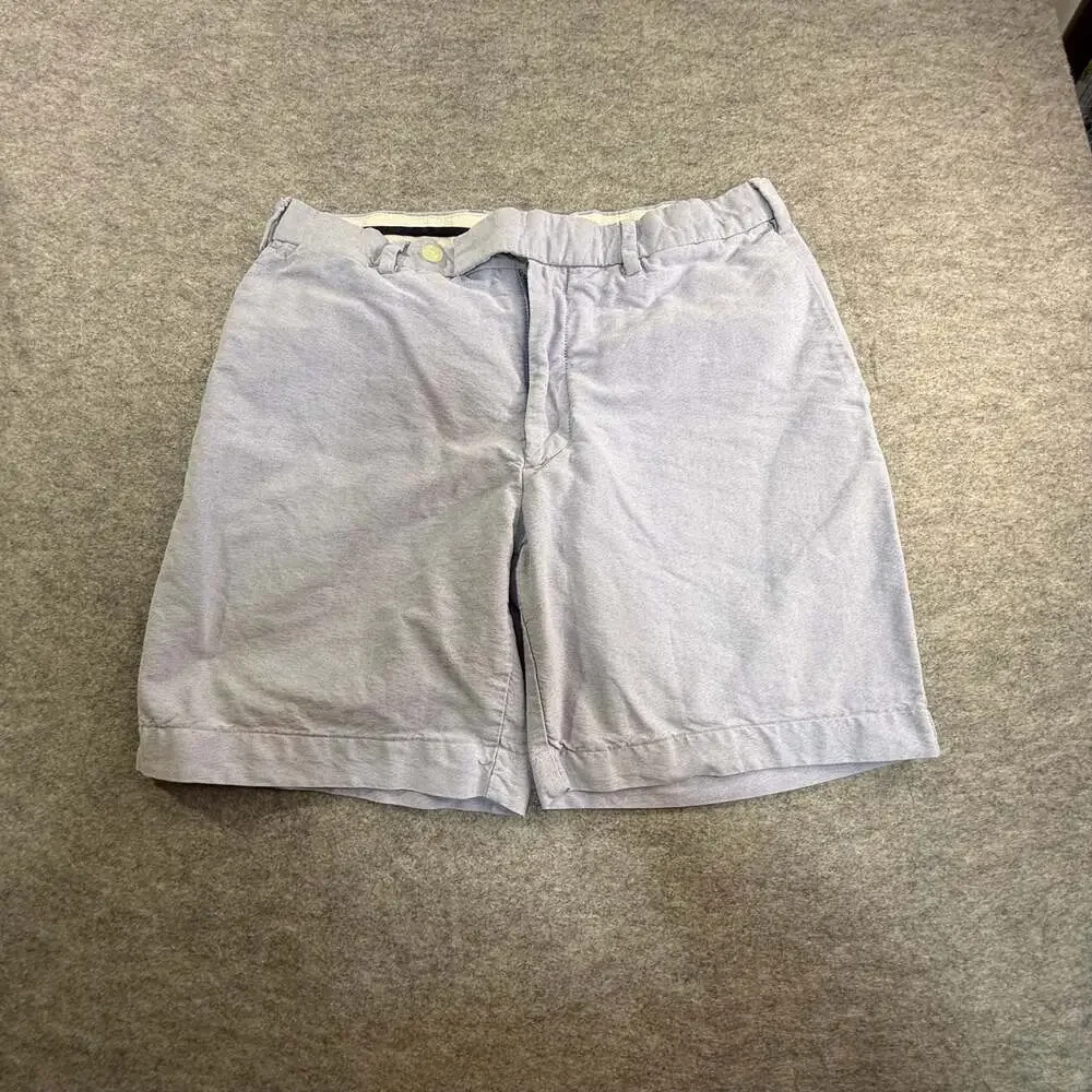 Polo by Ralph Lauren Mens Size 32 Light Blue 100% Cotton Chino Shorts